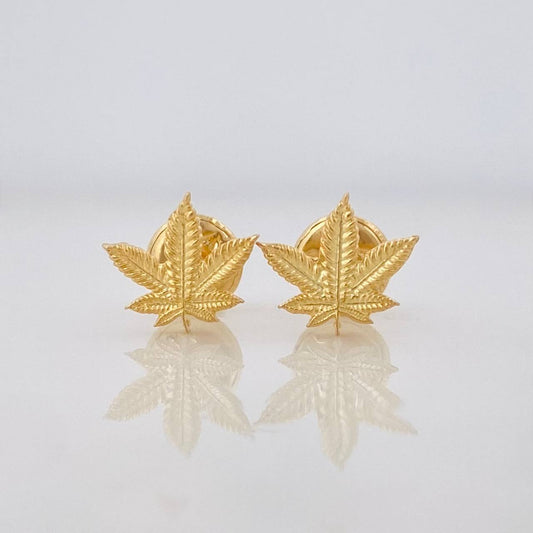 Topos Hojas 0.85g / in / 8.2mm Oro Amarillo 18K