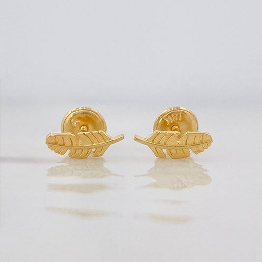 Topos Pluma 0.7g / in / 3.2mm Oro Amarillo 18K
