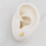 Topos Pluma 0.7g / in / 3.2mm Oro Amarillo 18K