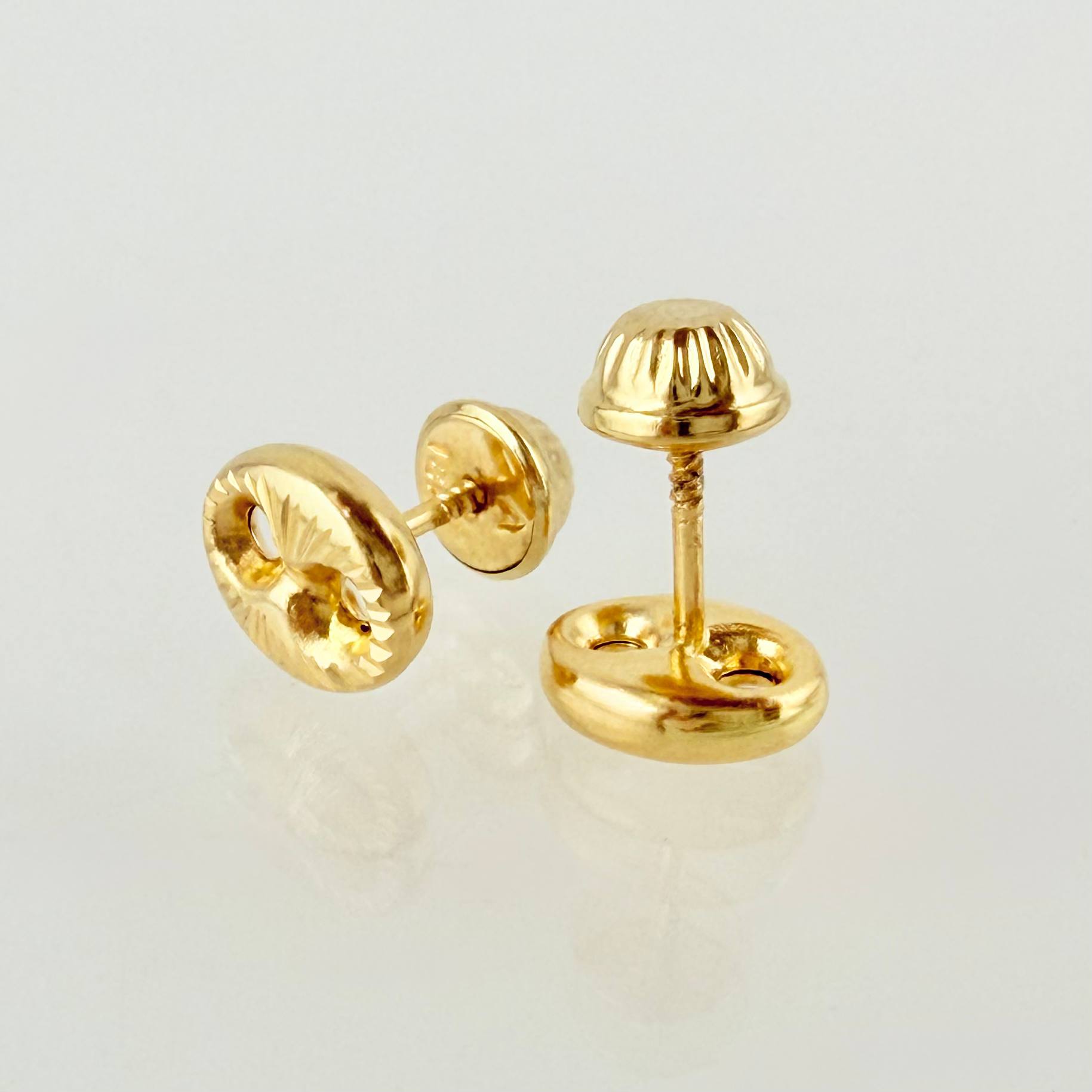 Topos GC Diamantado 0.75gr / 8mm Oro Amarillo 18K