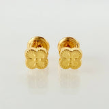 Topos Trebol Dorado 0.6gr / 5.5mm Oro Amarillo 18K
