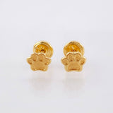 Topos Huella 0.6gr / 5mm Oro Amarillo 18K