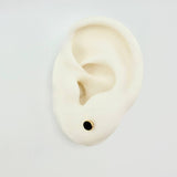 Bezel Stud Earrings 0.6gr / 4mm Yellow Gold 18K