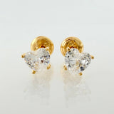 Topos Corazón 1.05gr / 5.1mm Oro Amarillo 18K ©