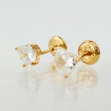 Topos Corazón 1.05gr / 5.1mm Oro Amarillo 18K ©