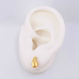 Stud Earrings Drop 0.85 g / in / 10.2 mm Yellow Gold 18K