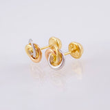 Topos Helice 0.85gr / 7mm Tres Oros 18K