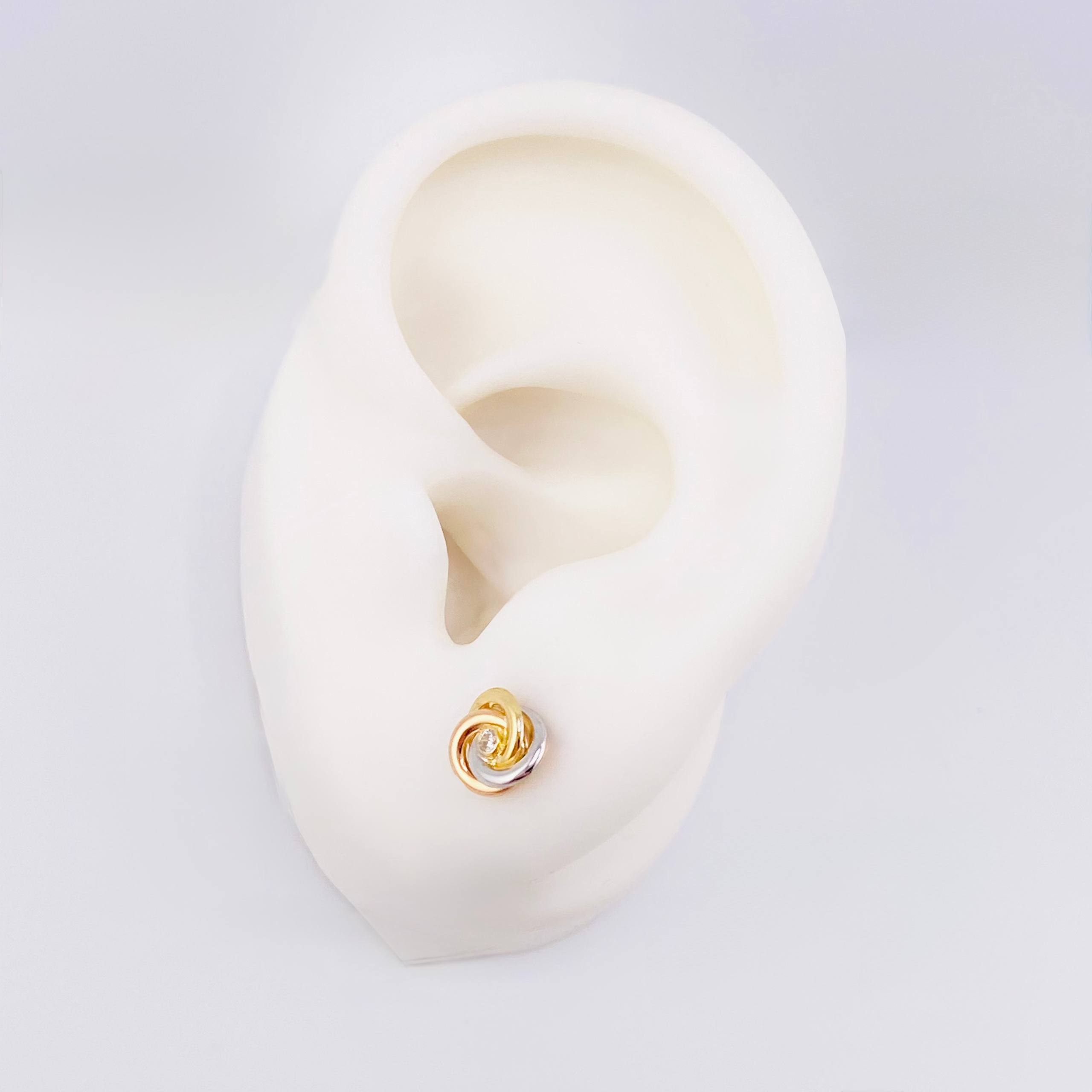 Topos Helice 0.85gr / 7mm Tres Oros 18K