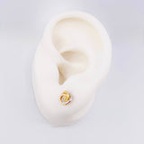 Topos Helice 0.85gr / 7mm Tres Oros 18K