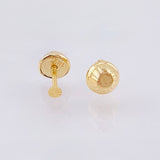 Circle Stud Earrings 0.4gr / 2.3mm Yellow Gold 18K