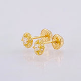 Topos Circulo Halo 0.95gr / 5.5mm Oro Amarillo 18K