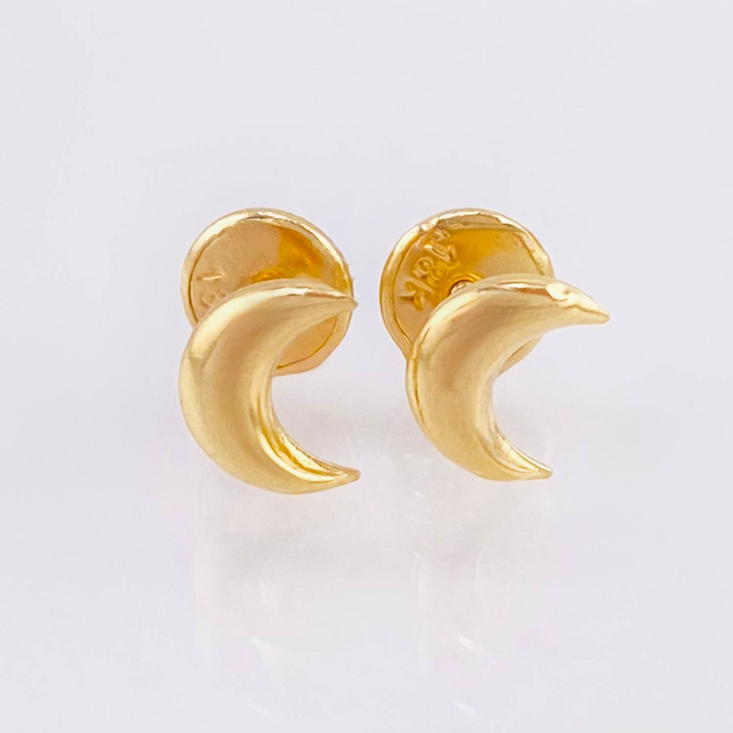 Topos Luna Menguante 0.45g / in / 6.55mm Oro Amarillo 18K