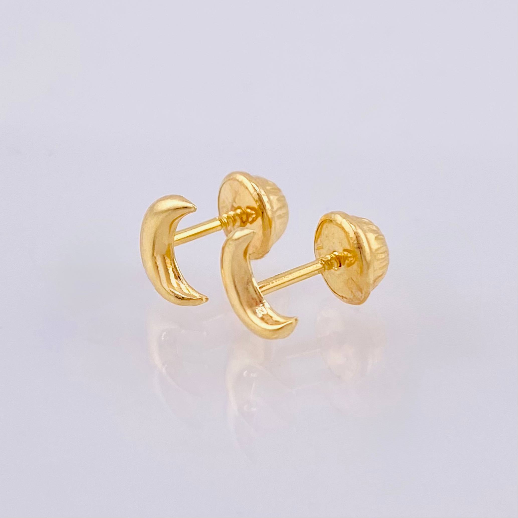 Topos Luna Menguante 0.45g / in / 6.55mm Oro Amarillo 18K