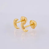 Topos Luna Menguante 0.45g / in / 6.55mm Oro Amarillo 18K