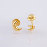 Topos Luna Menguante 0.45g / in / 6.55mm Oro Amarillo 18K