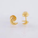 Topos Luna 0.45 g / in / 6.7 mm Oro Amarillo 18K