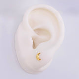 Topos Luna Menguante 0.45g / in / 6.55mm Oro Amarillo 18K