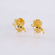 Topos Pulpo 1.05gr / 8mm Oro Amarillo 18K
