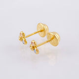 Topos Trío 0.55gr / 4.6mm Oro Amarillo 18K