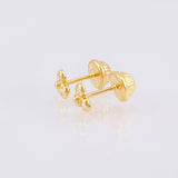 Topos Trío 0.6gr / 4.6mm Oro Amarillo 18K