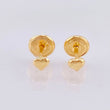 Topos Corazón 0.45gr / 3mm Oro Amarillo 18K