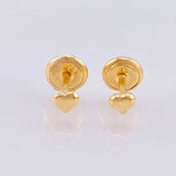 Topos Corazón 0.45gr / 3mm Oro Amarillo 18K