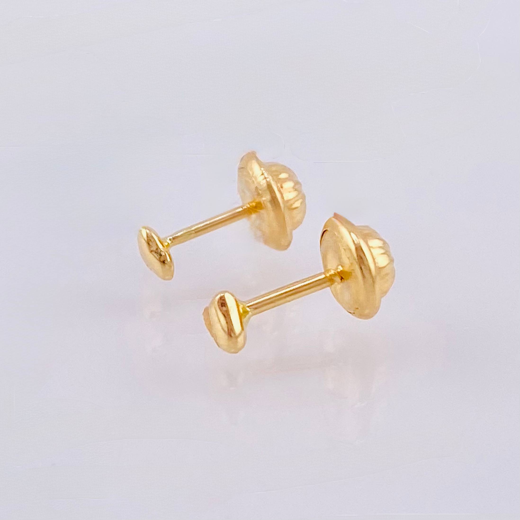 Topos Corazón 0.45gr / 3mm Oro Amarillo 18K