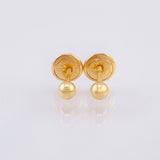Topos Bola Lisa 0.45gr / 3mm Oro Amarillo 18K