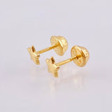 Topos Estrella 0.4 g / in / 4.1 mm Oro Amarillo 18K