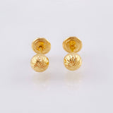 Topos Bola Diamantados 0.6gr / 5mm Oro Amarillo 18K