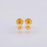 Topos Bola Diamantada 0.6 g / in / 4 mm Oro Amarillo 18K
