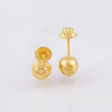 Topos Bola Diamantados 0.75gr / 6mm Oro Amarillo 18K