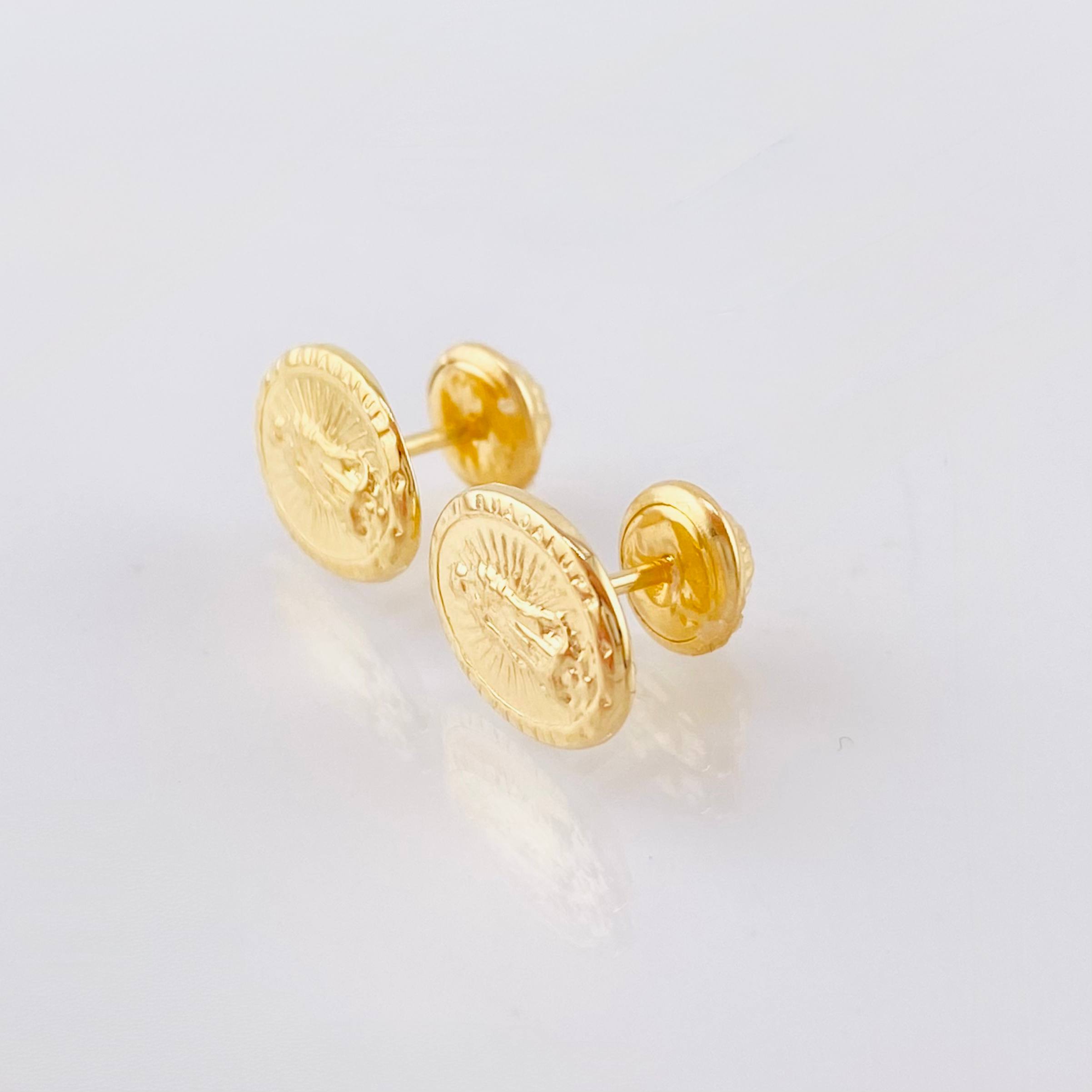 Topos Virgen Guadalupe 0.9gr / 10mm Oro Amarillo 18K ©