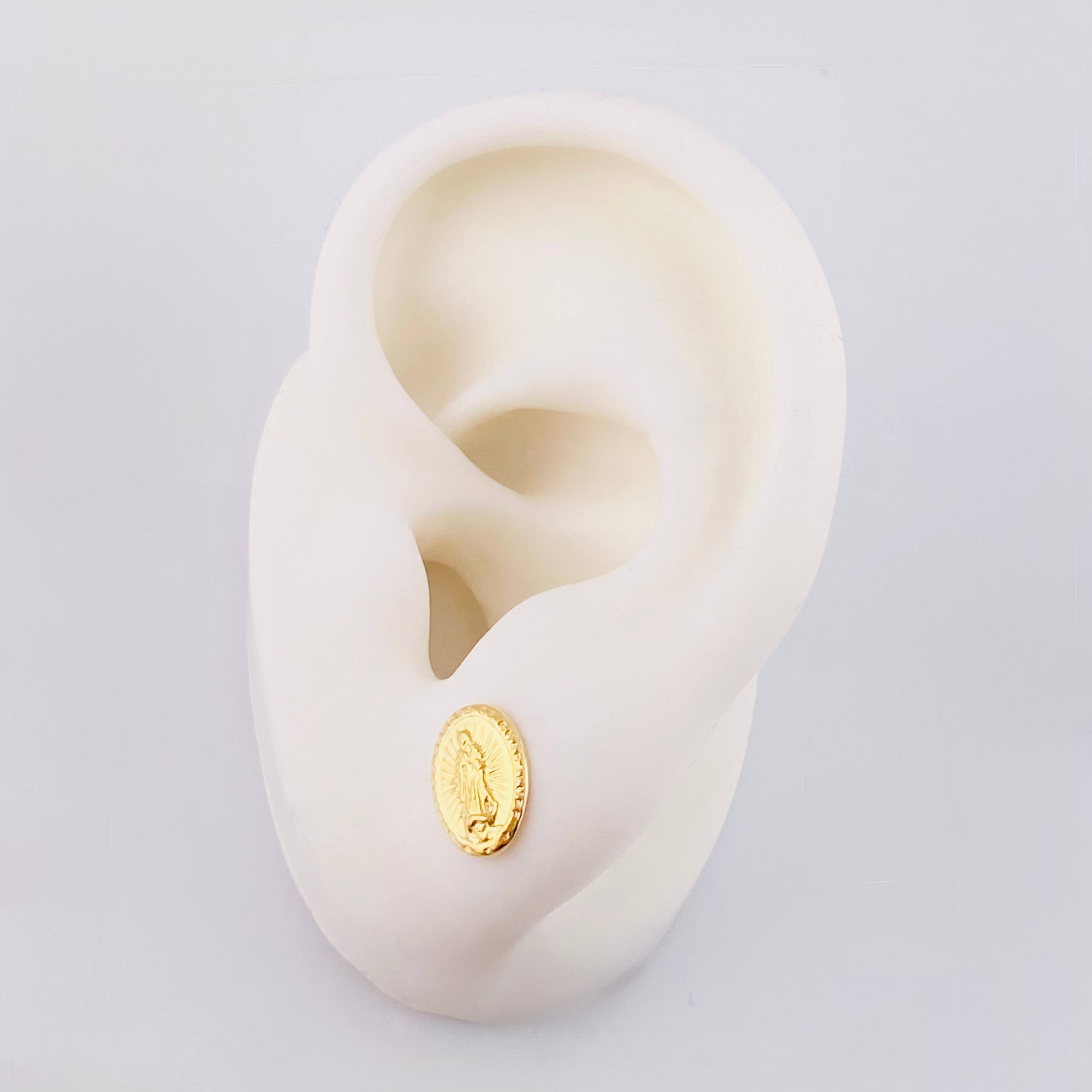 Topos Virgen Guadalupe 0.9gr / 10mm Oro Amarillo 18K ©
