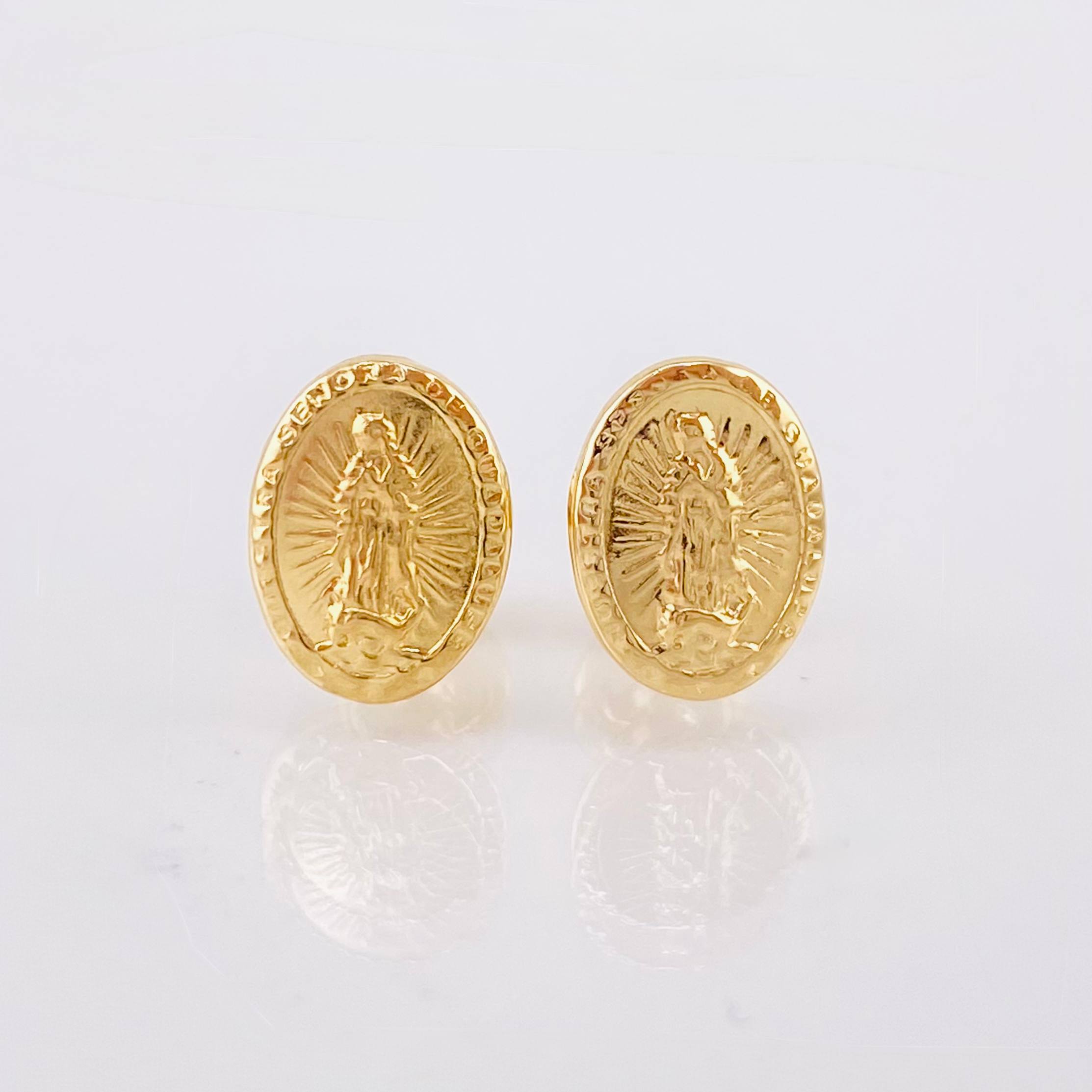Topos Virgen Guadalupe 0.9gr / 10mm Oro Amarillo 18K ©