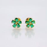 Topos Flor 5 Pétalos 1.1gr / 7mm Oro Amarillo 18K ©
