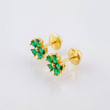 Topos Flor 5 Pétalos 1.1gr / 7mm Oro Amarillo 18K ©