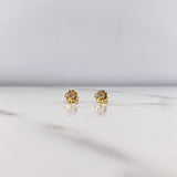 Stud Earrings 0.7gr / Diamonds 10pst 18K Yellow Gold (Jewel) &