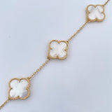 Pulso Trebol 6.2gr / 17cm-19.5cm / Oro 18K &