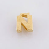 Herraje Tambor Letra Ñ 0.5gr / 7mm Oro Amarillo 18K