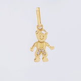 Dije Niño 0.85gr / 3/4 in / Oro Amarillo 18K