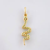 Dije serpiente 1.15gr / 1 in / Oro Amarillo 18K ©