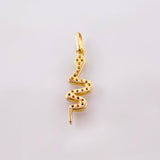 Dije serpiente 1.15gr / 1 in / Oro Amarillo 18K ©