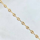 Anklet Gc 2.6 g / 10 1/4 in / 3.2 mm 18K Yellow Gold