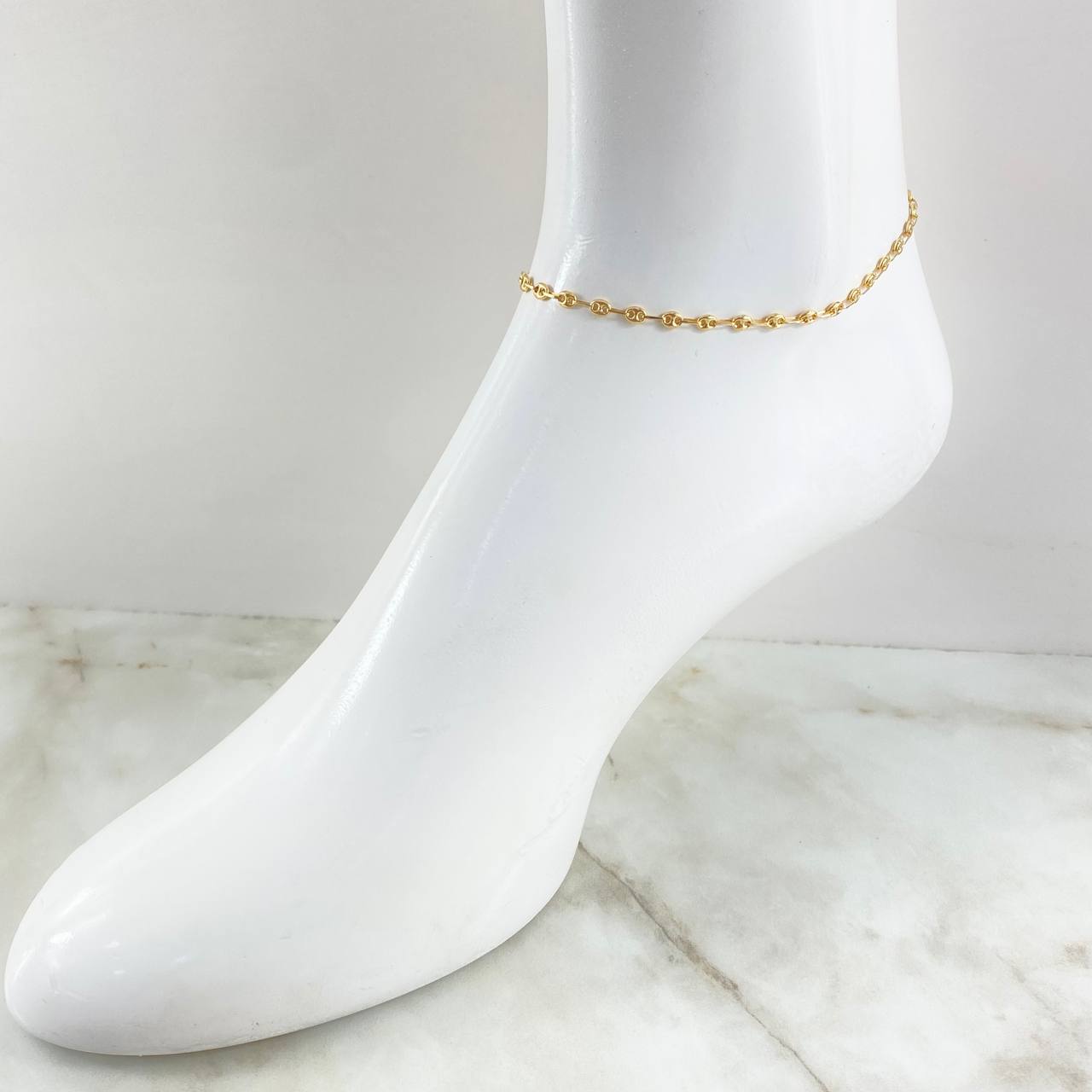 Anklet Gc 2.6 g / 10 1/4 in / 3.2 mm 18K Yellow Gold