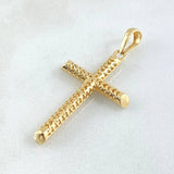 Pendant Cross Mesh 2.05gr / 1.6in / 18K Gold ©