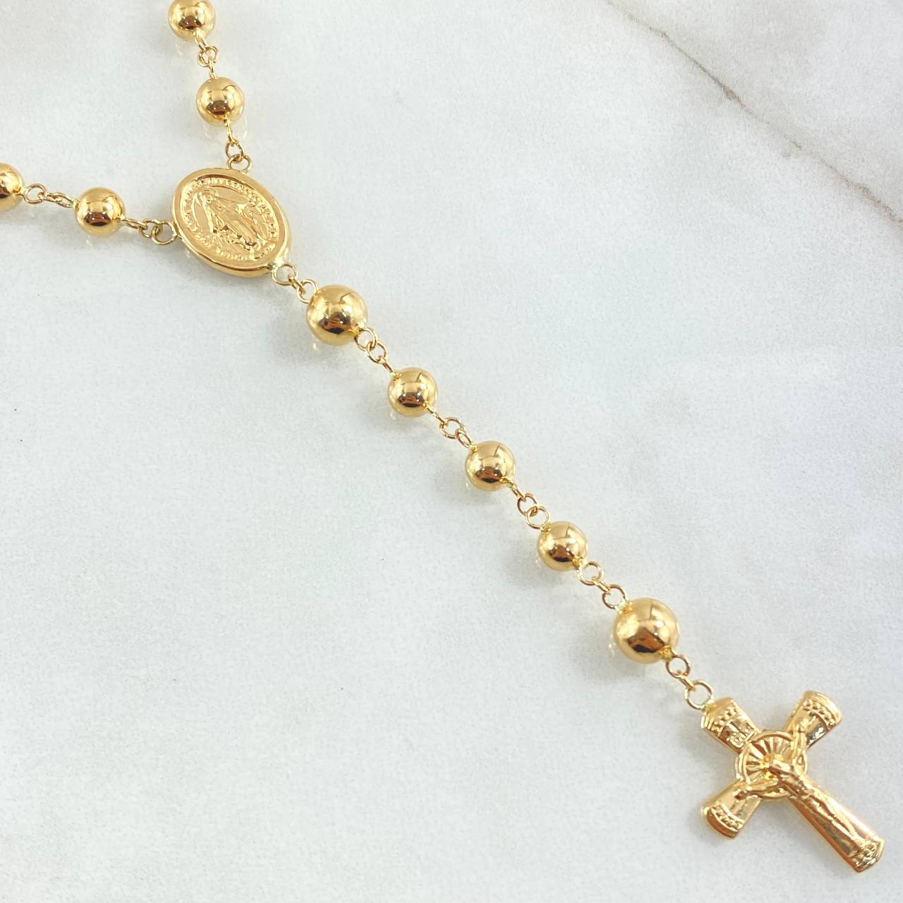 Miraculous Virgin Rosary 13.2gr / 60cm / 18K Gold ©