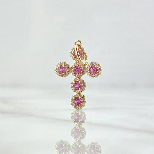 Dije Cruz Tupida 2g / 1 in Oro Amarillo 18K