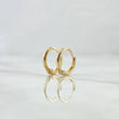 Hoop Earrings Hoop 0.8gr / 1cm / Smooth 18K Yellow Gold