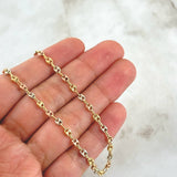 Cadena GC 4.25gr / 35cm / 3.2mm Lisa Tres Oros 18K